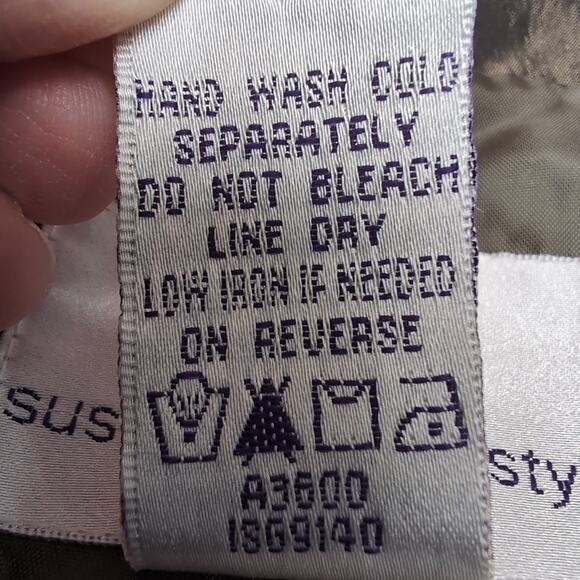 Susan Graver Sequin Embroidered Jacket Women's Plus Size 1X Green/Brown Dressy - Picture 9 of 16